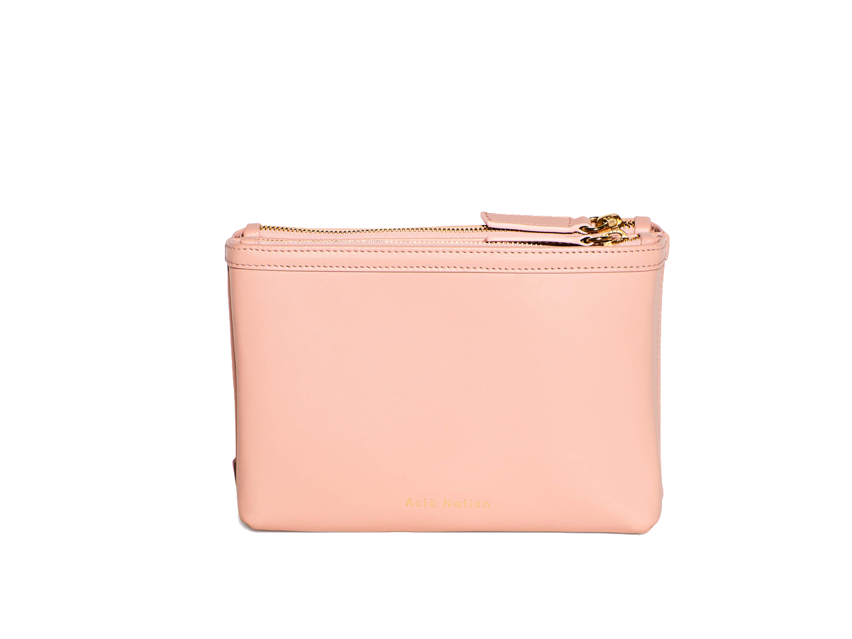 Win & Wyn - The Twin Makeup & Tech Pouch in Blush – Acte Nation